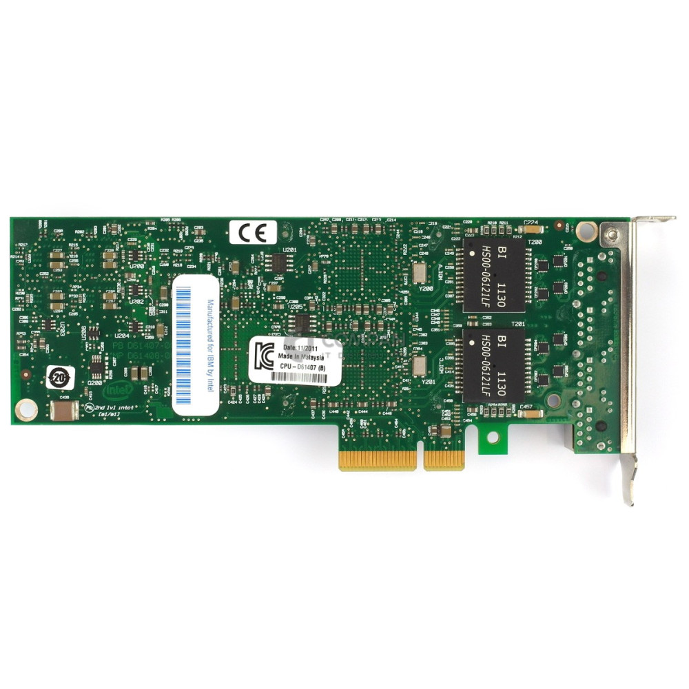 5717 LP IBM INTEL QUAD PORT 1GB RJ-45 NETWORK ADAPTER LOW PROFILE FOR POWER7